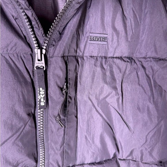 New Levi's Black Puffer Jacket Men’s size Large coat - Picture 3 of 7